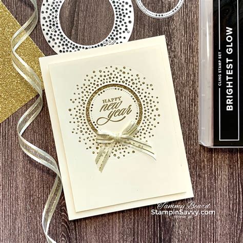 BRIGHTEST GLOW Handmade Holiday Card