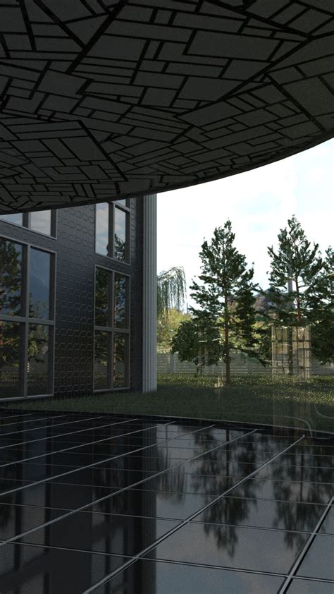 Download wallpaper trees, nature, the building, beautiful, render ...