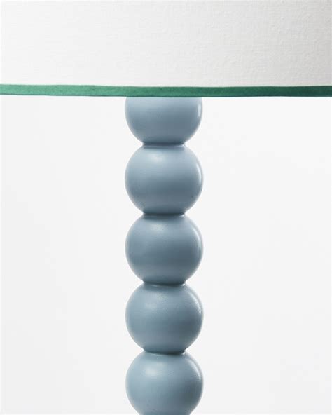 Bobbin Blue Wooden Floor Light | Oliver Bonas in 2025 | Blue floor ...