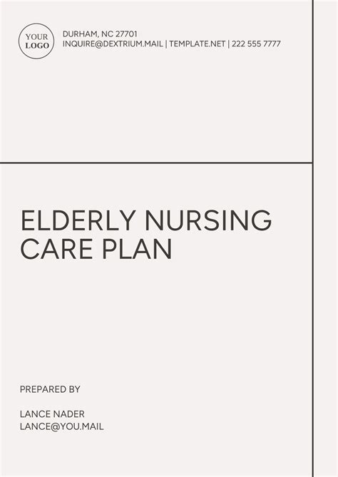 Free Home Care Care Plan Template to Edit Online