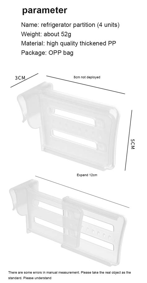 Expandable Refrigerator Storage Divider