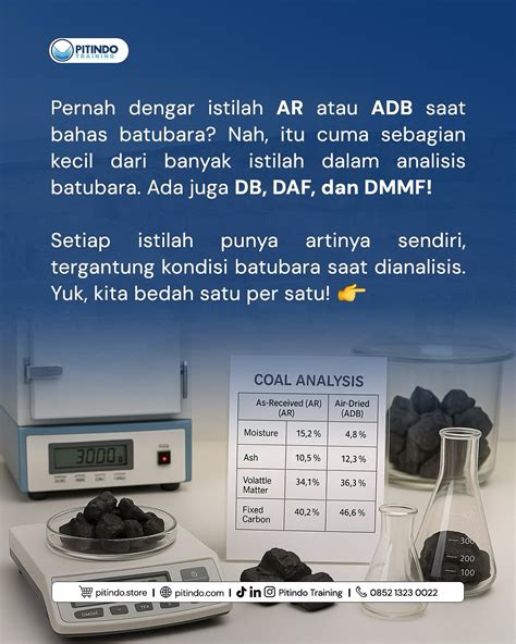 PT. Pitindo Bumi Nusantara | Siap belajar istilah penting dalam analisis batubara? 🧐 Yuk ...