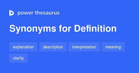 Synonym Definition 的图像结果