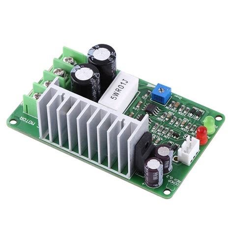 DC PWM Motor Speed Controller 12V 24V 36V 15A Over-current Protector ...