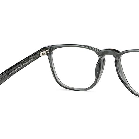 Buy Grey Transparent Full Rim Square John Jacobs Rich Acetate JJ ...
