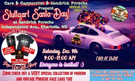Stuttgart Santa-Day!, Hendrick Porsche, Charlotte, 9 December 2023 ...