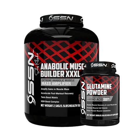 SSN Anabolic Muscle Builder XXXL Mass Amplifier Chocolate + SSN ...