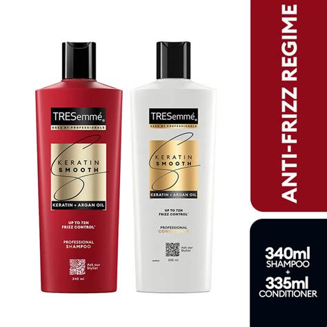Try TRESemmé Keratin Smooth Shampoo 340ml+Conditioner 340ml Combo ...