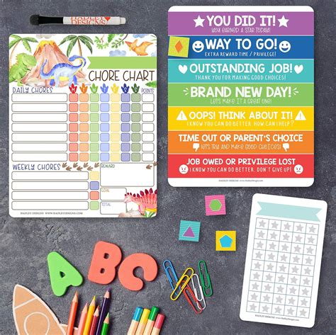 Hadley Designs - 1 Dino Behavior Chart for Kids at India | Ubuy