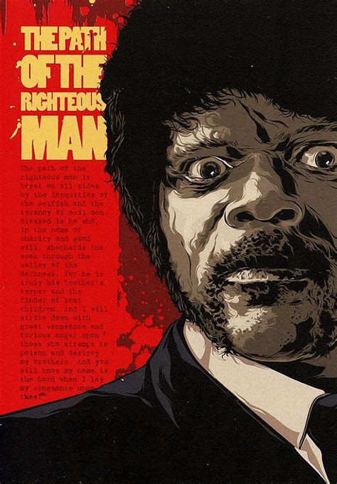 Tallenge - Movie Collection - Pulp Fiction - Ezekiel 25 17 - Samuel L ...