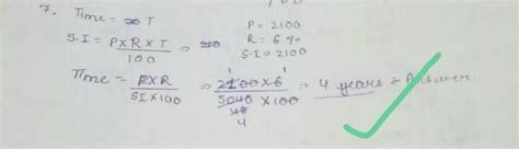 After how many years will rupees 21000 gives rupees 5040 as interest at ...