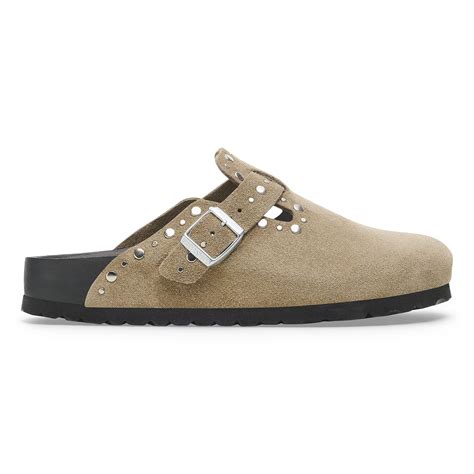 Boston Rivet Suède Taupe | BIRKENSTOCK