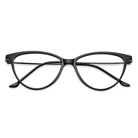 Black Black Full Rim Cat Eye Lenskart Air Online Air fusion P010 ...