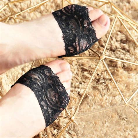 High Heel Shoes Cushion Lace Pads Anti Slip Forefoot Shock Absorption ...