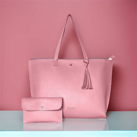 Classic Light Pink Tote Bag For Women & Girls – IMARSFASHION
