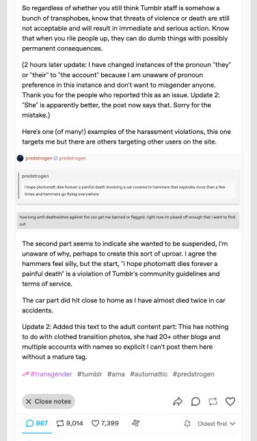 Tumblr CEO's public 'meltdown' is mocked, memed by users - Blog