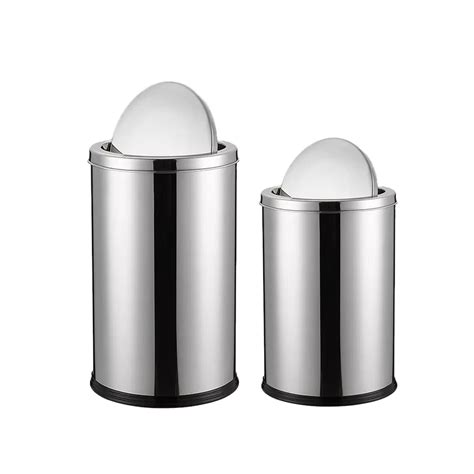 mofna Stainless Steel Swing Type Dustbin, Trash bin, Garbage Bin, Waste ...