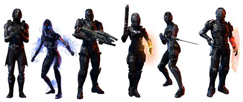 Mass Effect 3, Multiplayer N7 classes. amazing variation in armour for ...