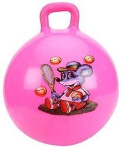 gaju Pink Jumping Ball (Inflatable Space Hopper, Jumping Ball, Ride-on ...