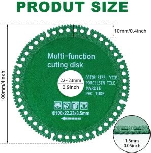 Tanya 4 inch 107x1.2x16mm BKH Stone Metal Inox Stainless Steel Abrasive ...