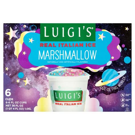 LUIGI'S Marshmallow Real Italian Ice (6 fl oz) Delivery or Pickup Near ...