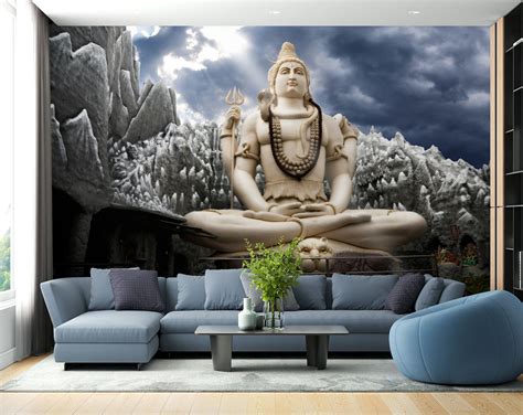 Goddess Shiva 3D Mural Wallpaper For Wall – Home Decoram