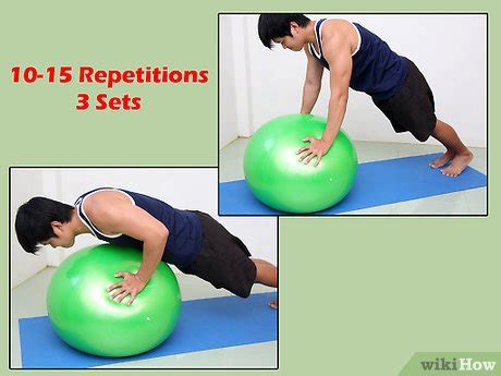 Image result for Push UPS Using Exercise Ball