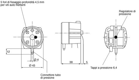 6731-0026 Herga | Herga Pressure Sensor, 12.5mbar Min, 62mbar Max ...