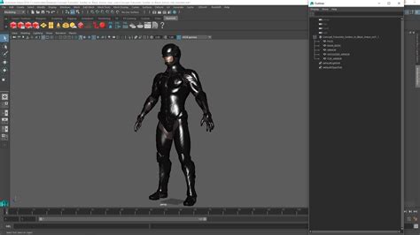 3D Concept Futuristic Soldier in Black Armor | 3D Molier International