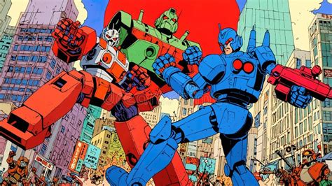 Image result for Cartoon Robots Fight