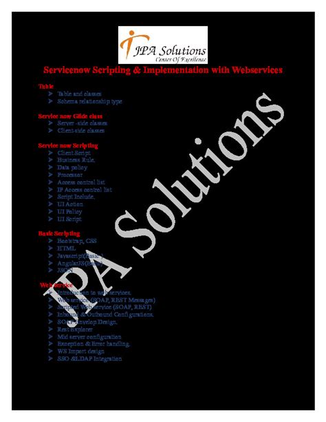 Image result for ServiceNow Scripting Tutorial