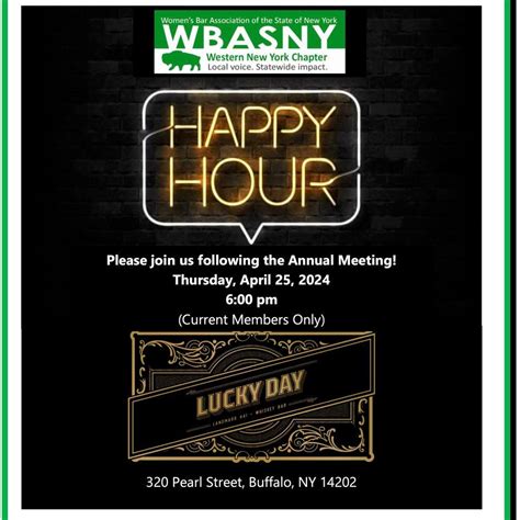 Annual Meeting 2024 / Member Happy Hour, Hodgson Russ LLP, Buffalo, 25 ...