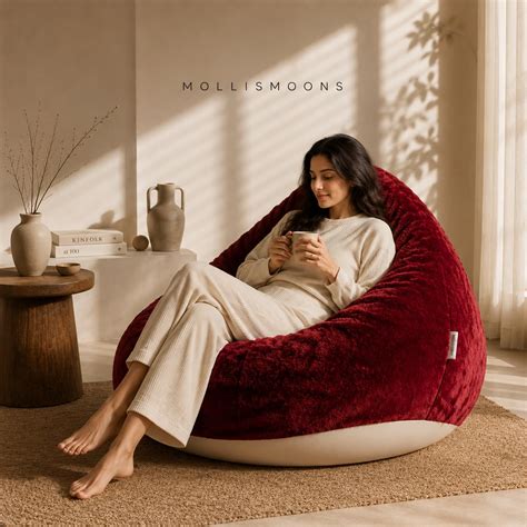 Mollismoons Limited Edition Luxury Faux Fur Bean Bag XXXXL 50 Inch ...