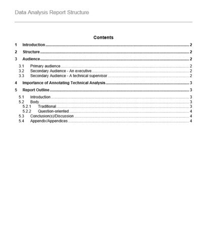 Image result for Data Science Report Structure