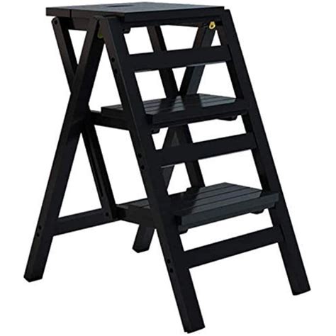 Step Stool Folding Step Ladder Wood Bed Step | Ubuy India