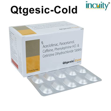 Qtgesic®-Cold Tablets Incuity Pharma Pvt. Ltd.