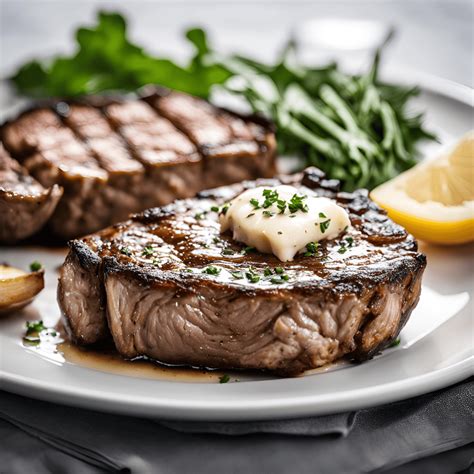 Grilled Ribeye Steak with Garlic Butter - Feast+