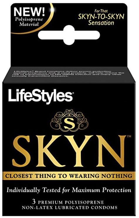 LifeStyles SKYN Condoms Lubricated Non-Latex 3 Each - Walmart.com