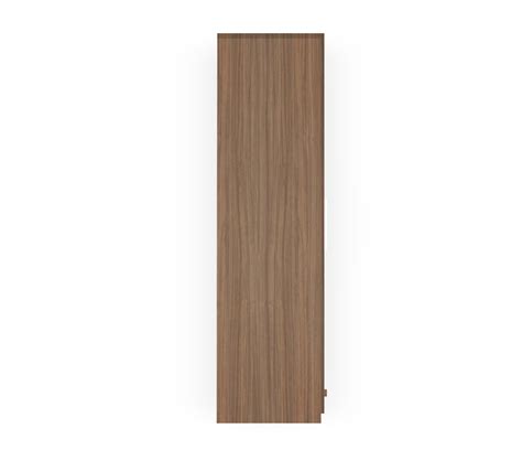 Engineering Wood 4 Door Wardrobe in Lorraine Walnut & White - BuildHUB