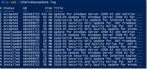 Run Windows Update Remotely PowerShell 的图像结果