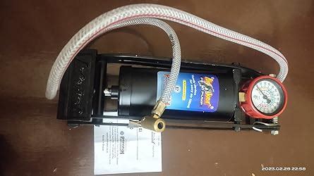 Airmaker AM006 Air Foot Pump Black Powder Coated Body Use for Car or ...