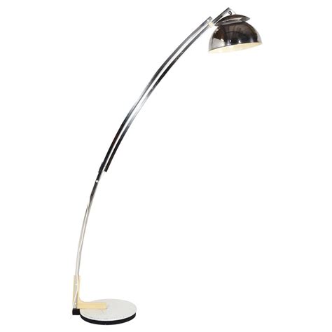 1970s CHROME ARC FLOOR LAMP at 1stDibs