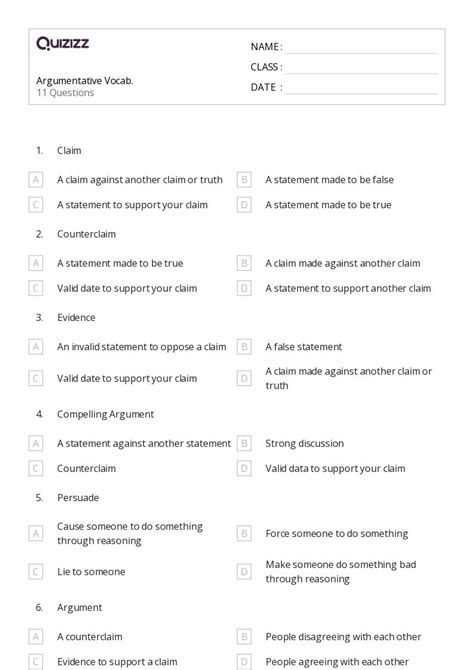 50+ Argument Writing worksheets for Kindergarten on Quizizz | Free ...