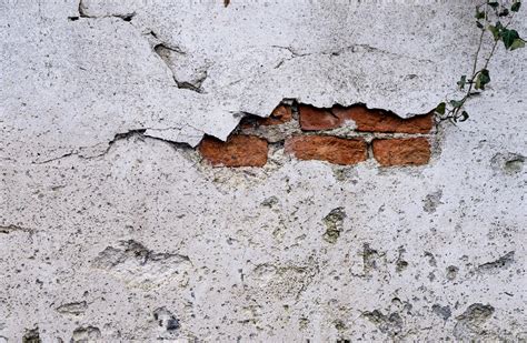 antiguo ladrillo pared textura antecedentes con peladura blanco pintar ...