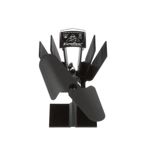 Ecofan Original Wood Stove Fan - Black, 100 CFM, Self-Powered, Works on ...