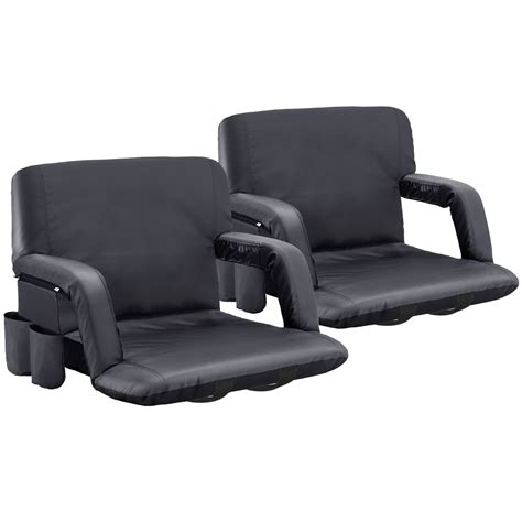 Stadium Seats for Bleachers with Back Support and Cushion Extra Wide ...