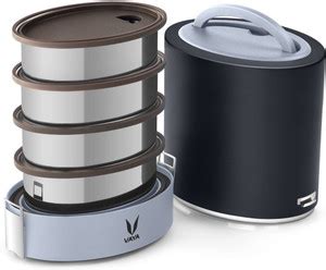 Flipkart.com | Vaya Tyffyn Jumbo 1300 ml Black Polished Stainless Steel ...