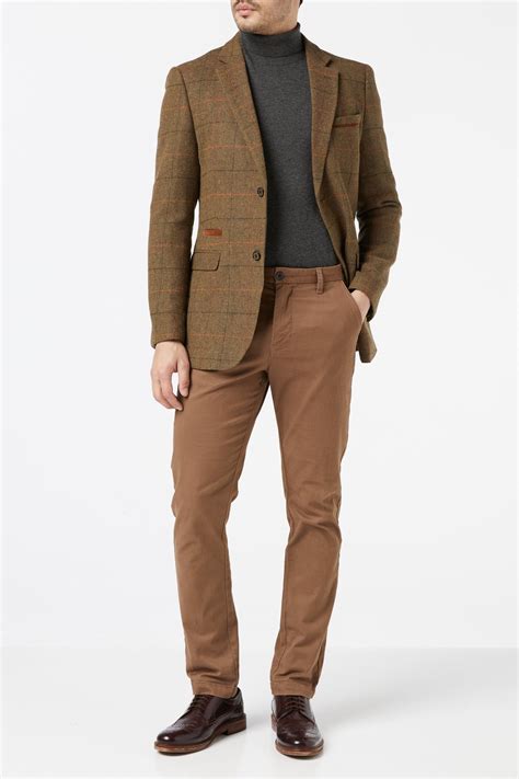 Mens Brown Blazers and Sports Jackets | XPOSED