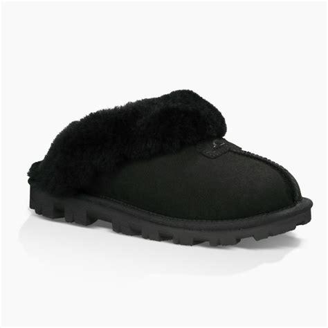 UGG Women's Coquette Clog Slippers Black | Laurie's Shoes