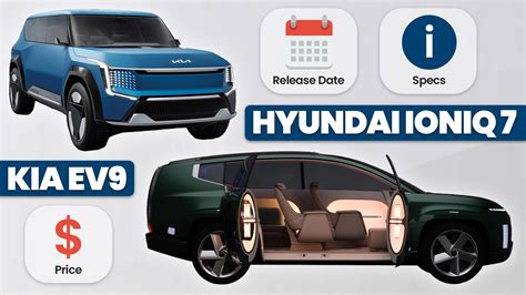 Kia EV9 and Hyundai IONIQ 7: Three-Row Electric SUVs Are Almost Here ...